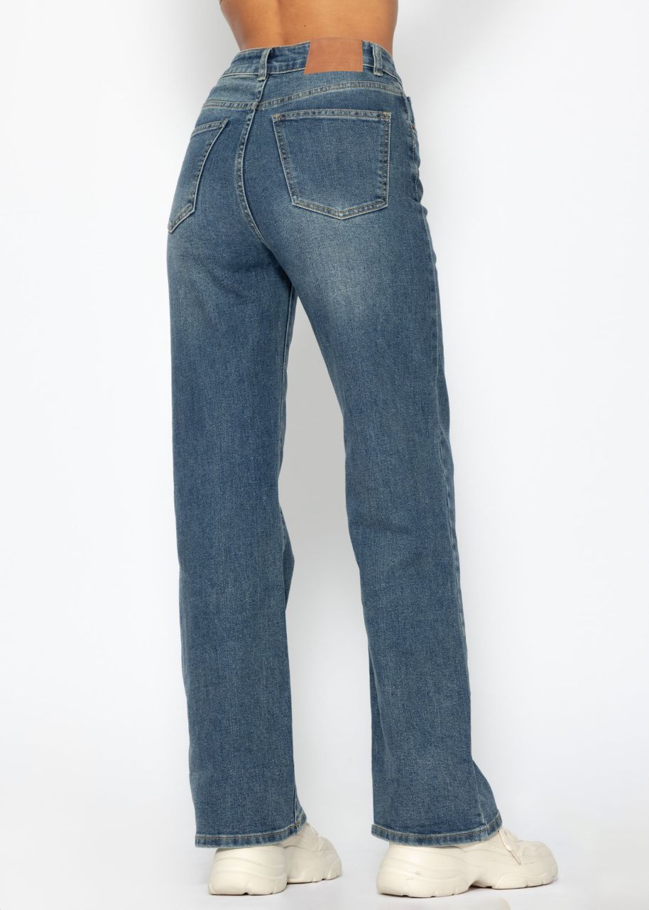 Straight leg jeans - medium blue