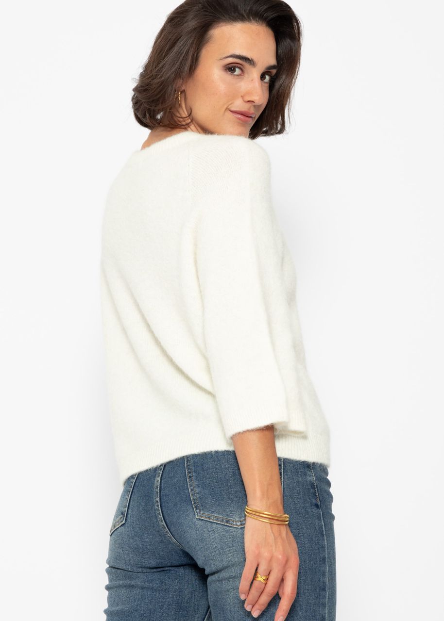 Knitted top - offwhite