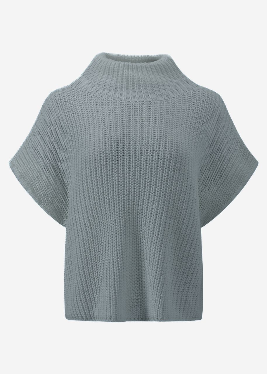 Pullover with turtleneck - dark gray