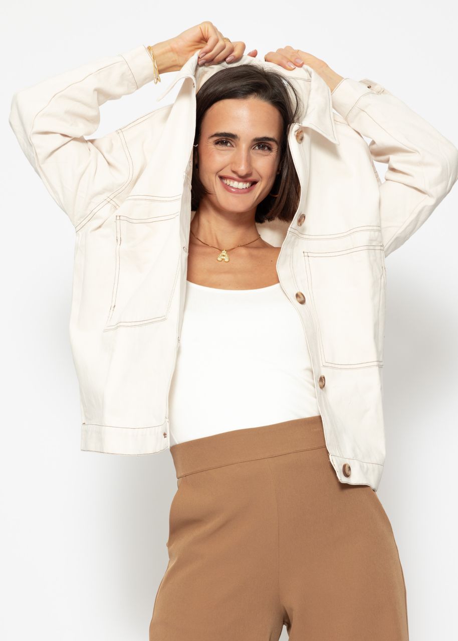 Blouse jacket - beige