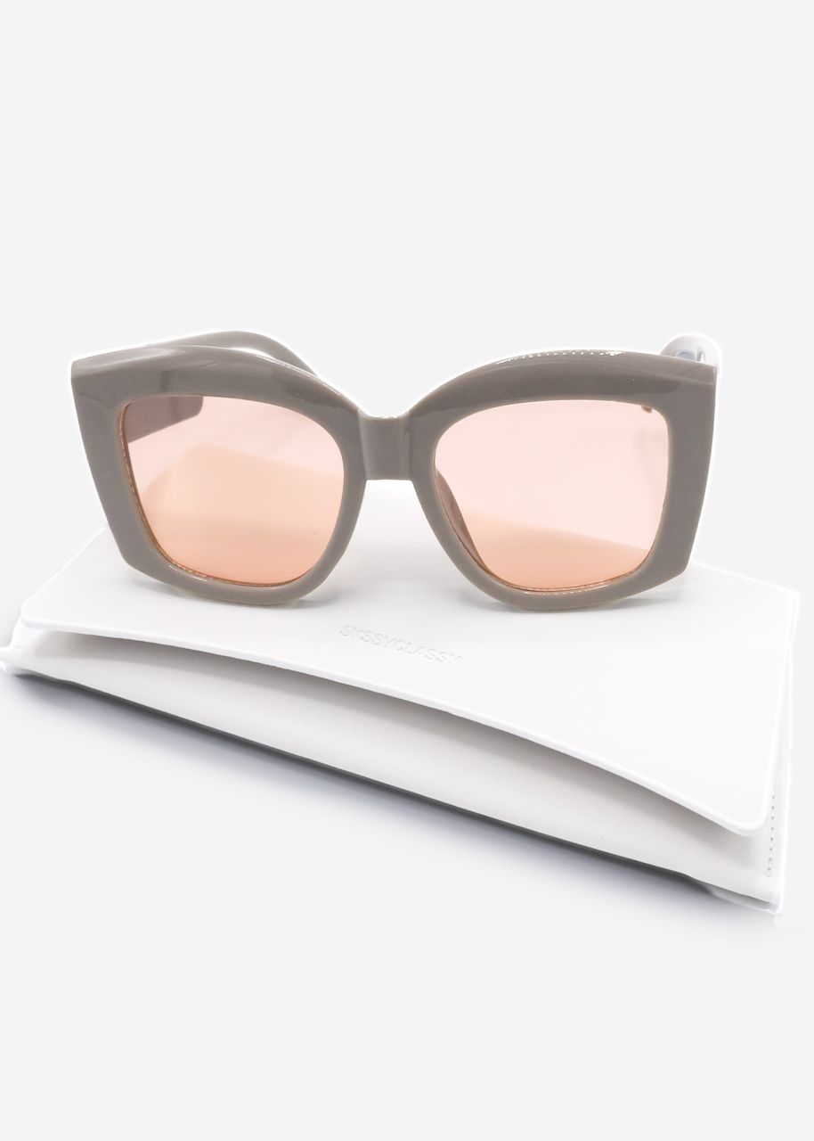 Oversize sunglasses - grey