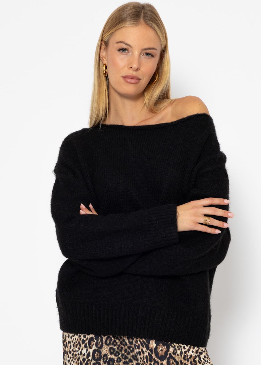 Oversize sweater - black