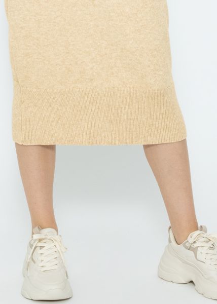 Super soft jersey dress in short - sage green