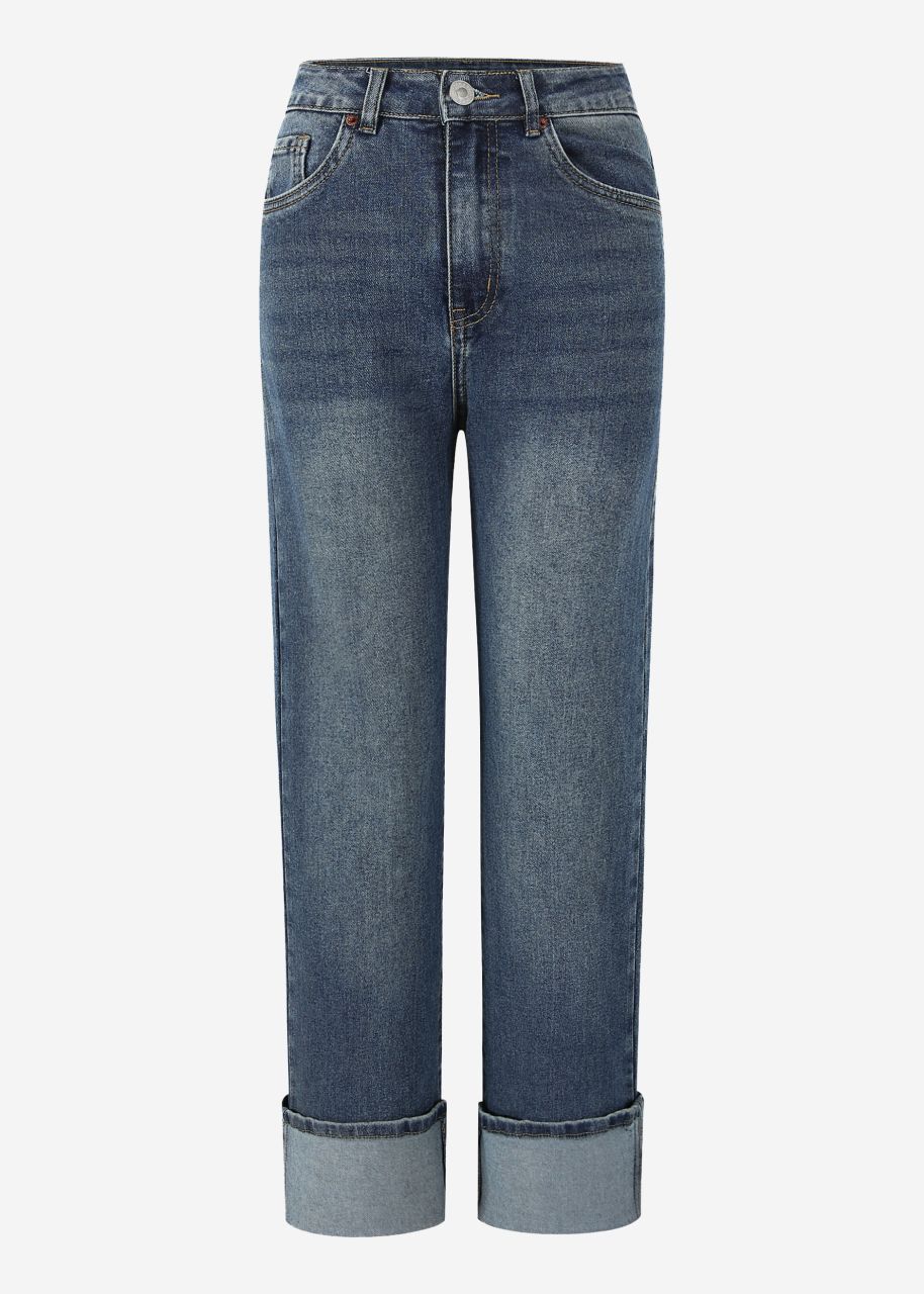 Wide leg jeans - medium blue