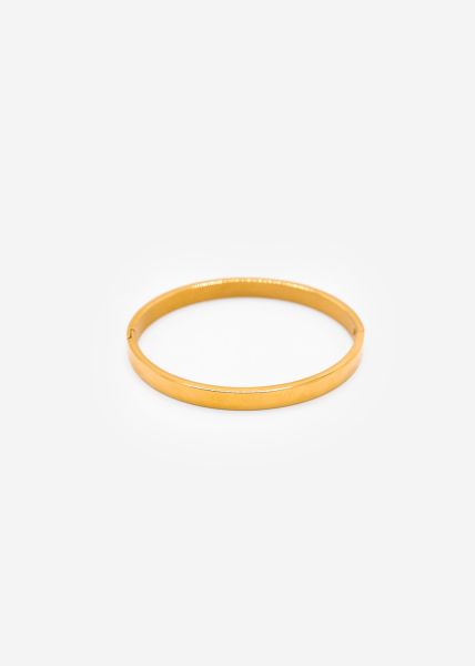 Flat bangle - gold