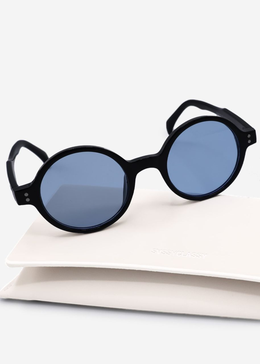 Round sunglasses - black