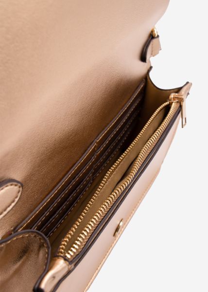 Shiny SASSYCLASSY handbag, gold