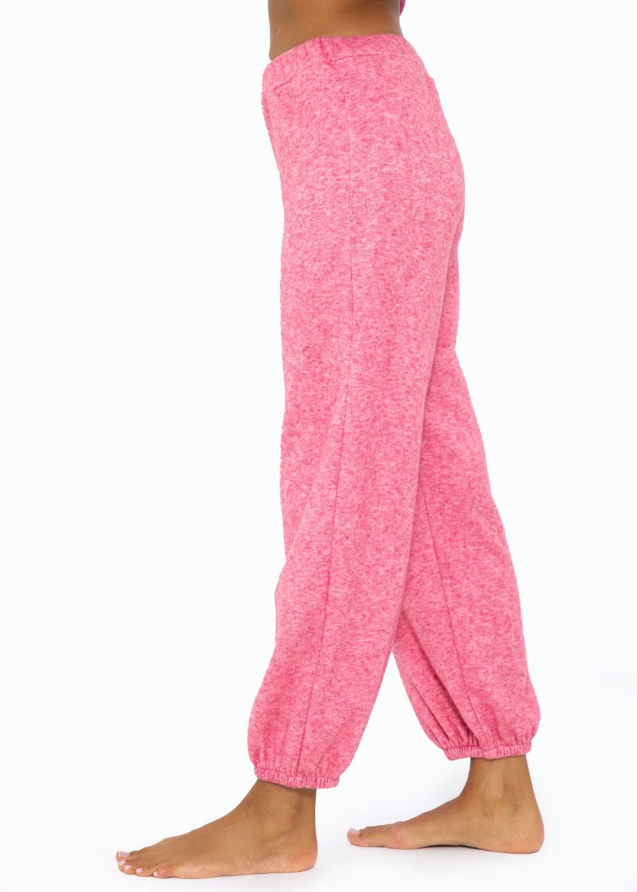 Super soft jersey jogging trousers - pink