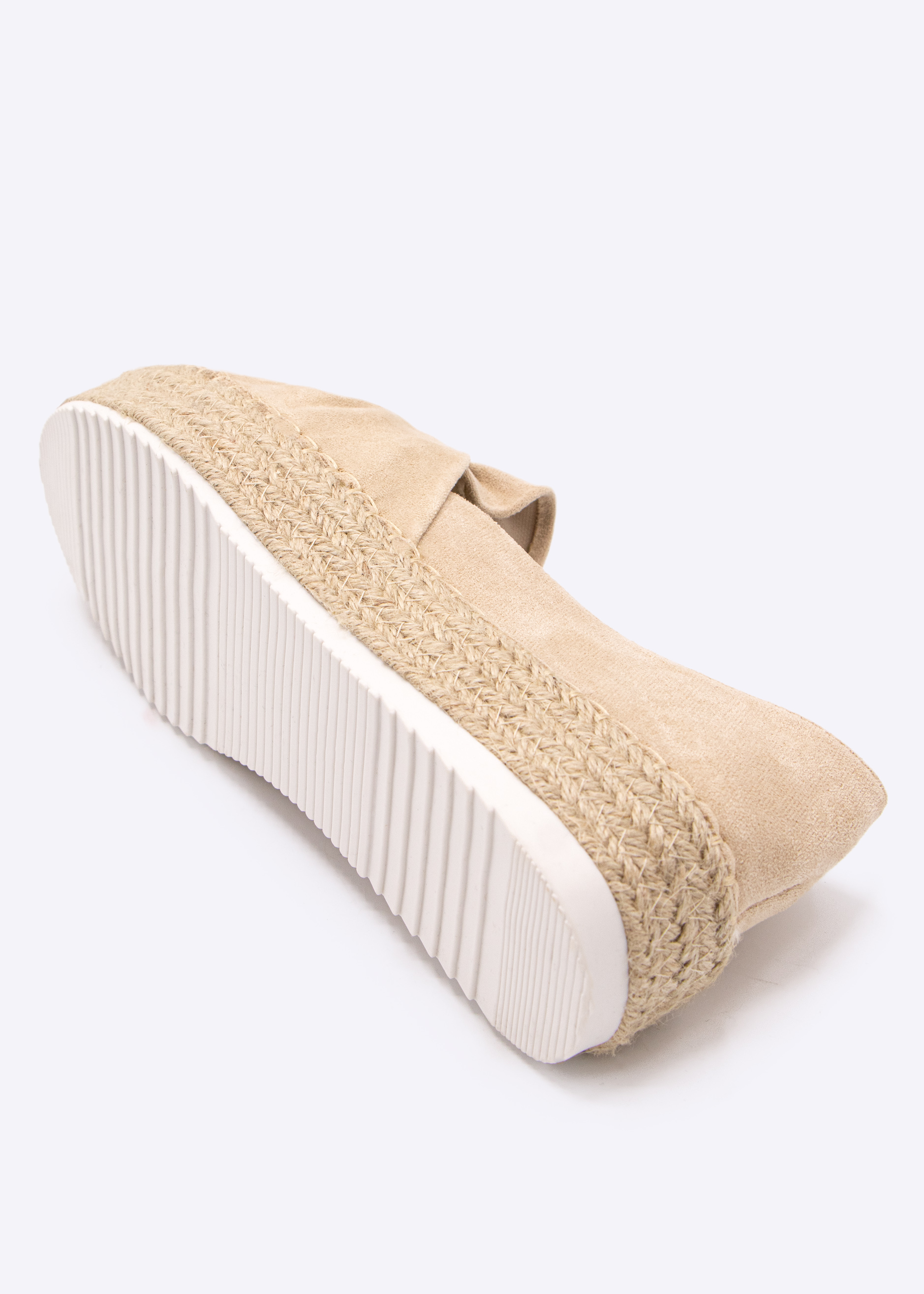 espadrille à plateau