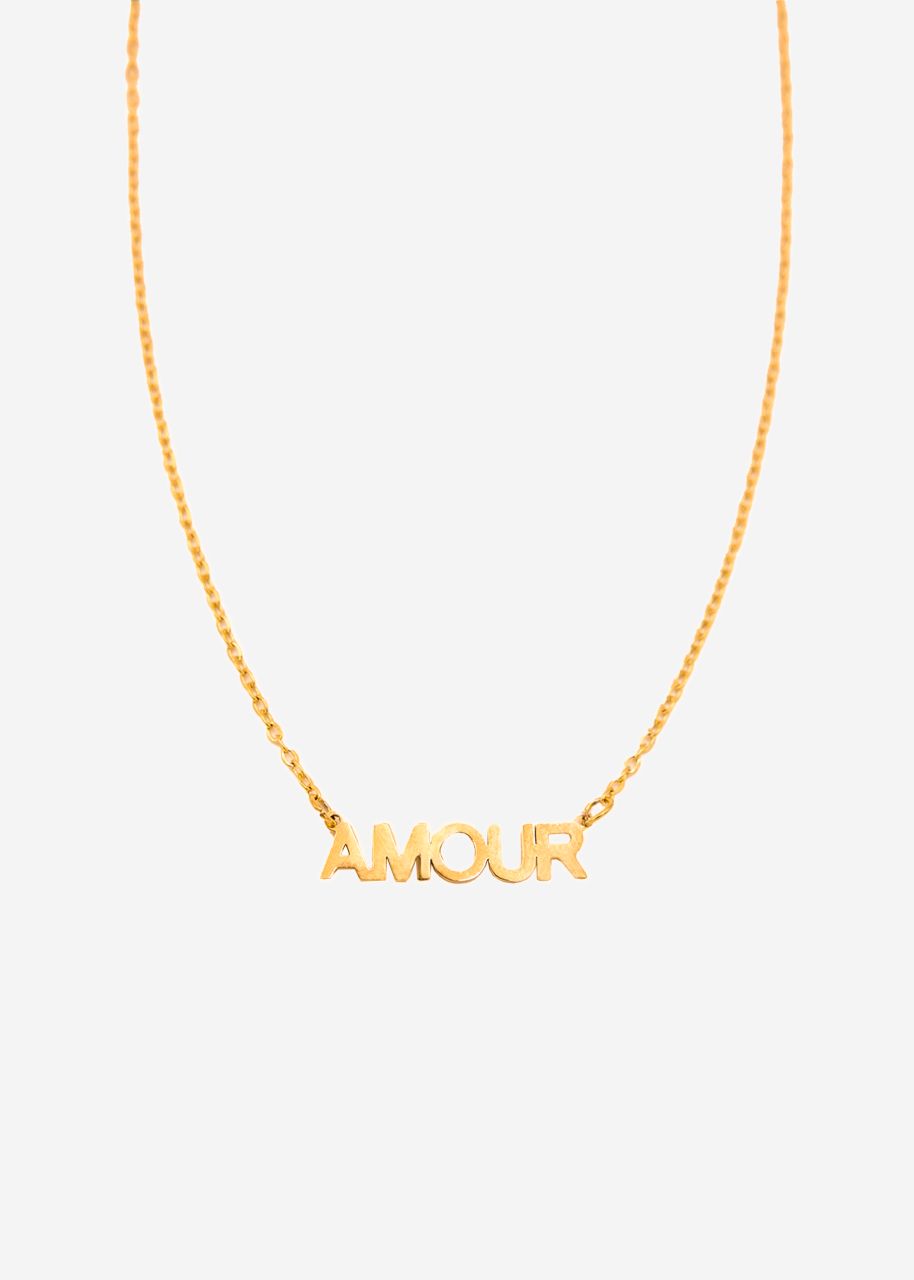 AMOUR necklace - gold