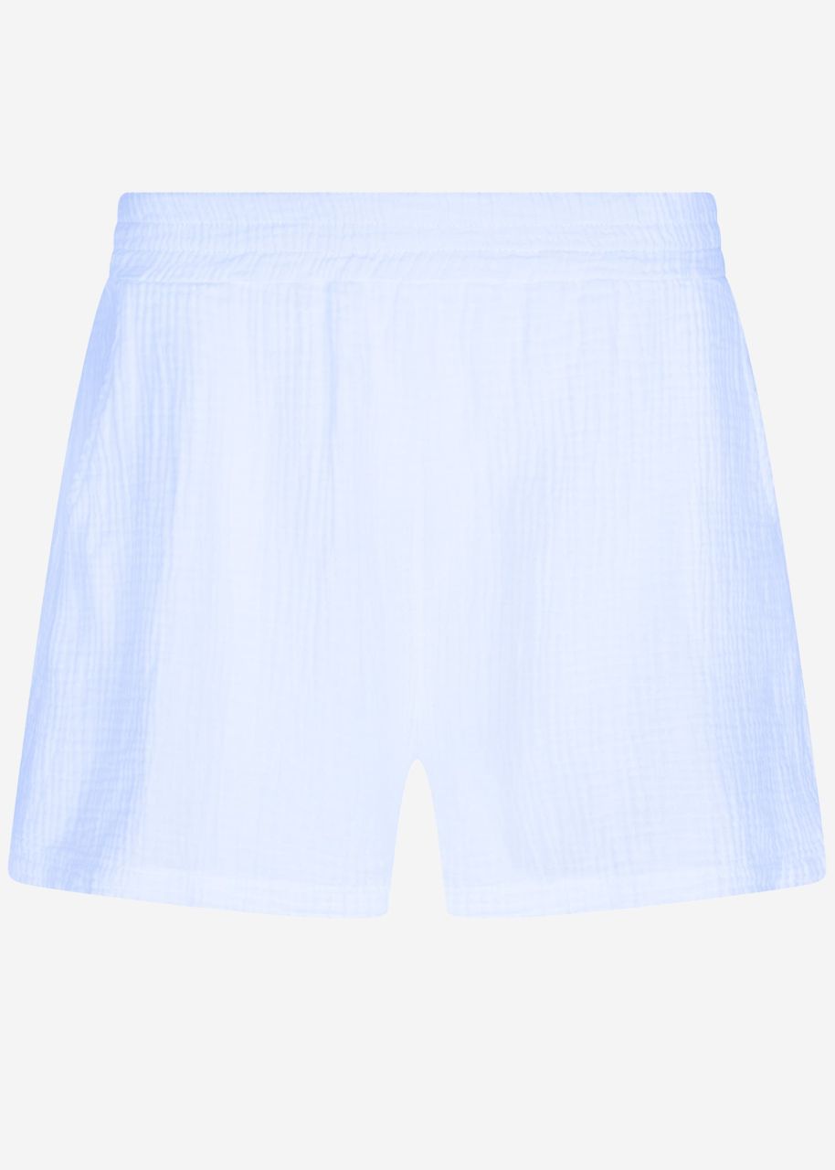 Muslin shorts, light blue