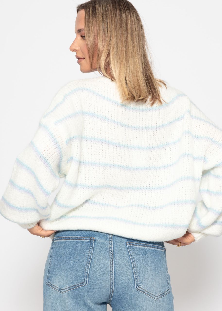 Striped jumper - offwhite