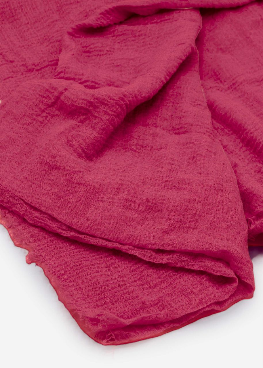 Muslin scarf - burgundy