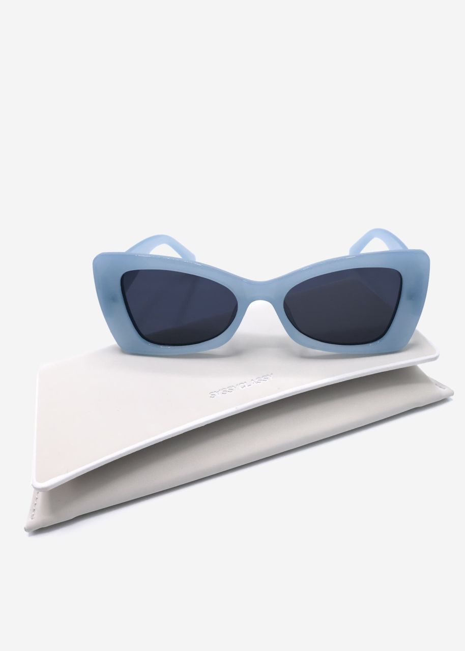 Square sunglasses - light blue