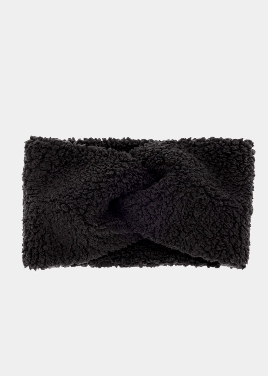 Teddy headband - black