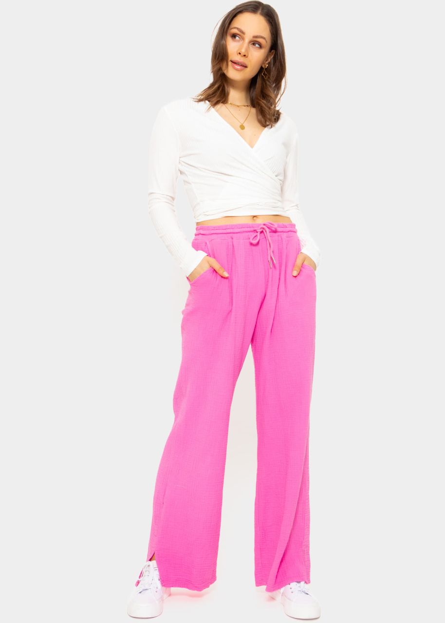 Muslin Pants, pink