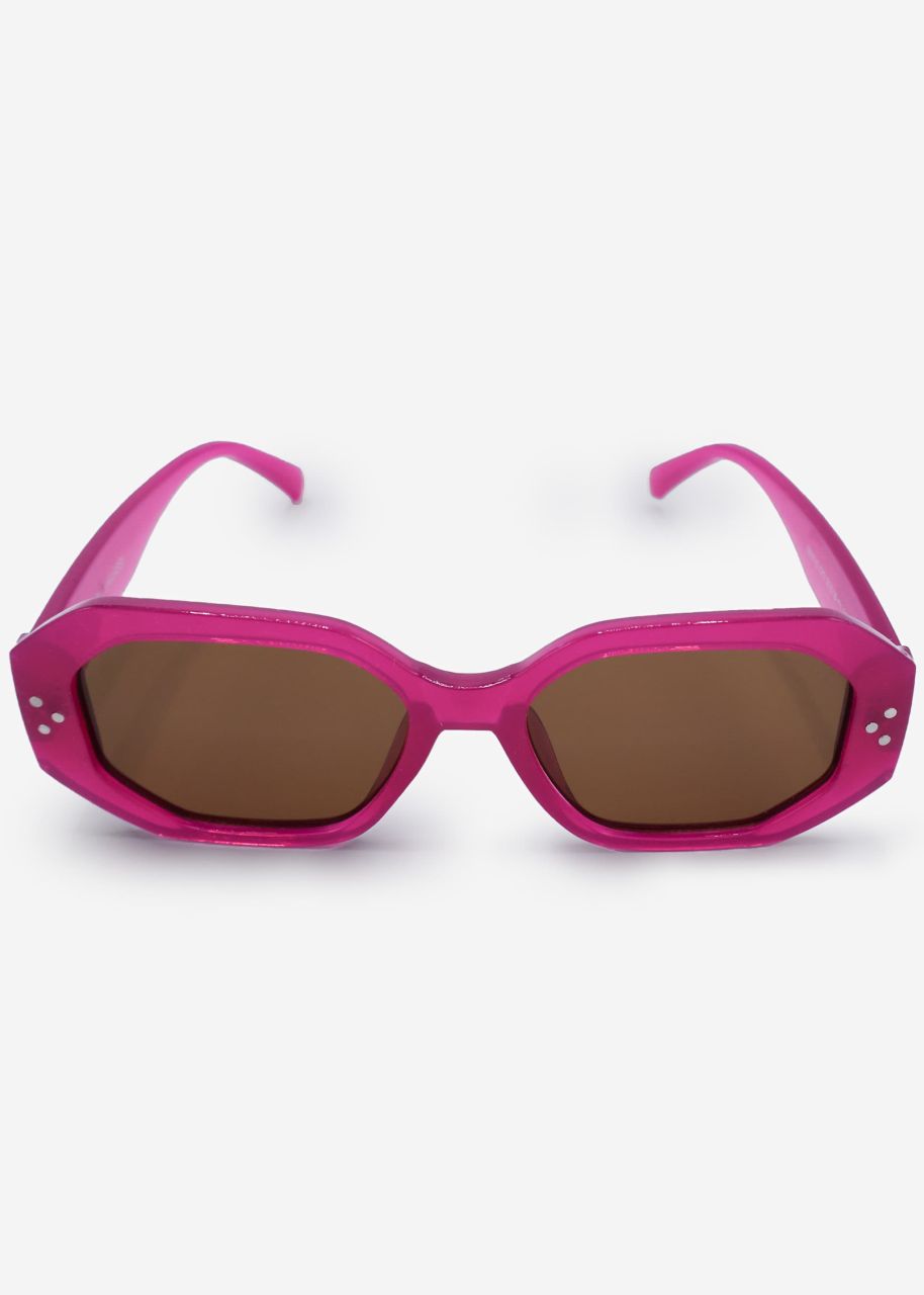 Large sunglasses - pink