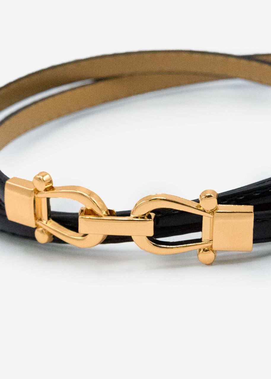 Adjustable patent belt - black