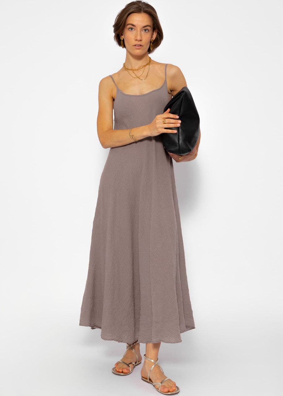 Muslin beach dress - taupe