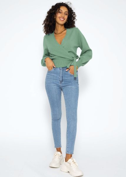 Wickel Cardigan - grün