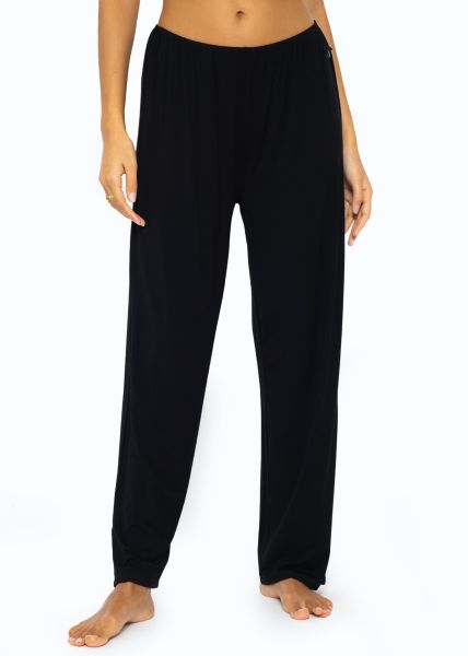 Jersey pyjama pants - black