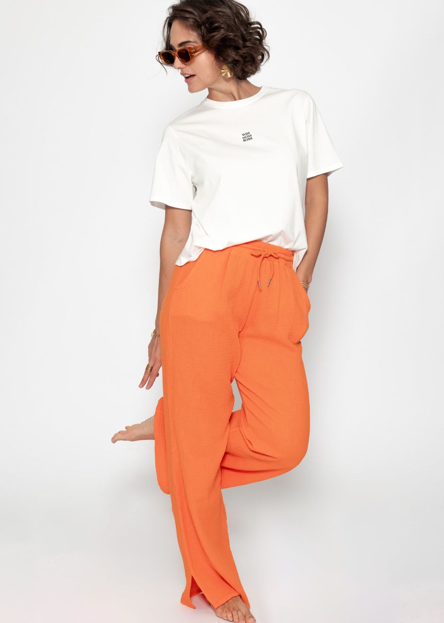 Muslin Pants, orange