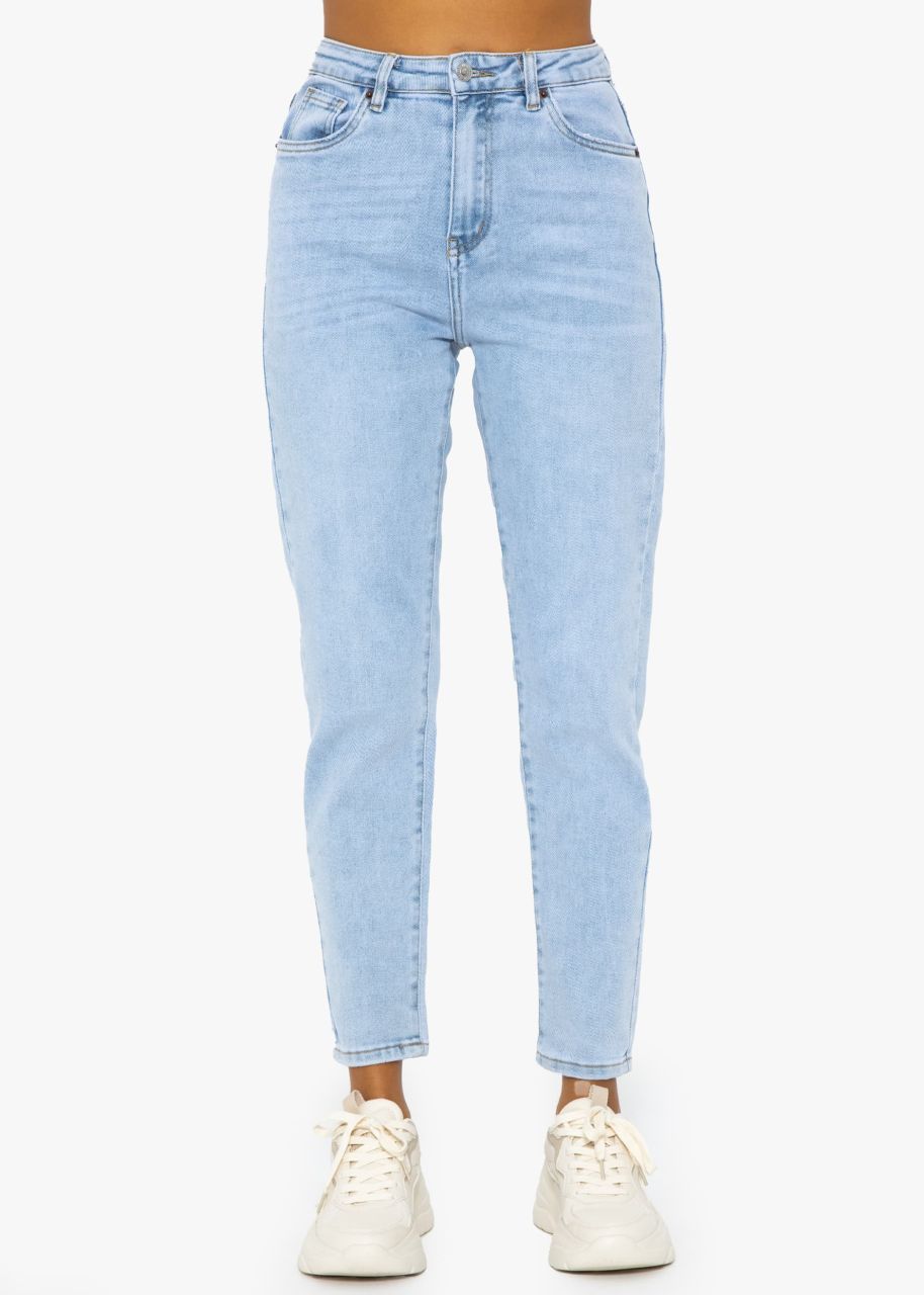 Relax Fit Highwaist Jeans, light blue