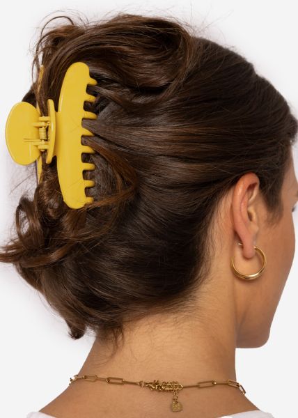 Hair clip, yellow