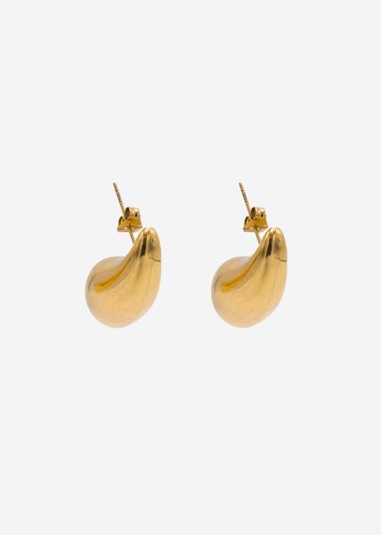 Drops stud earrings - gold