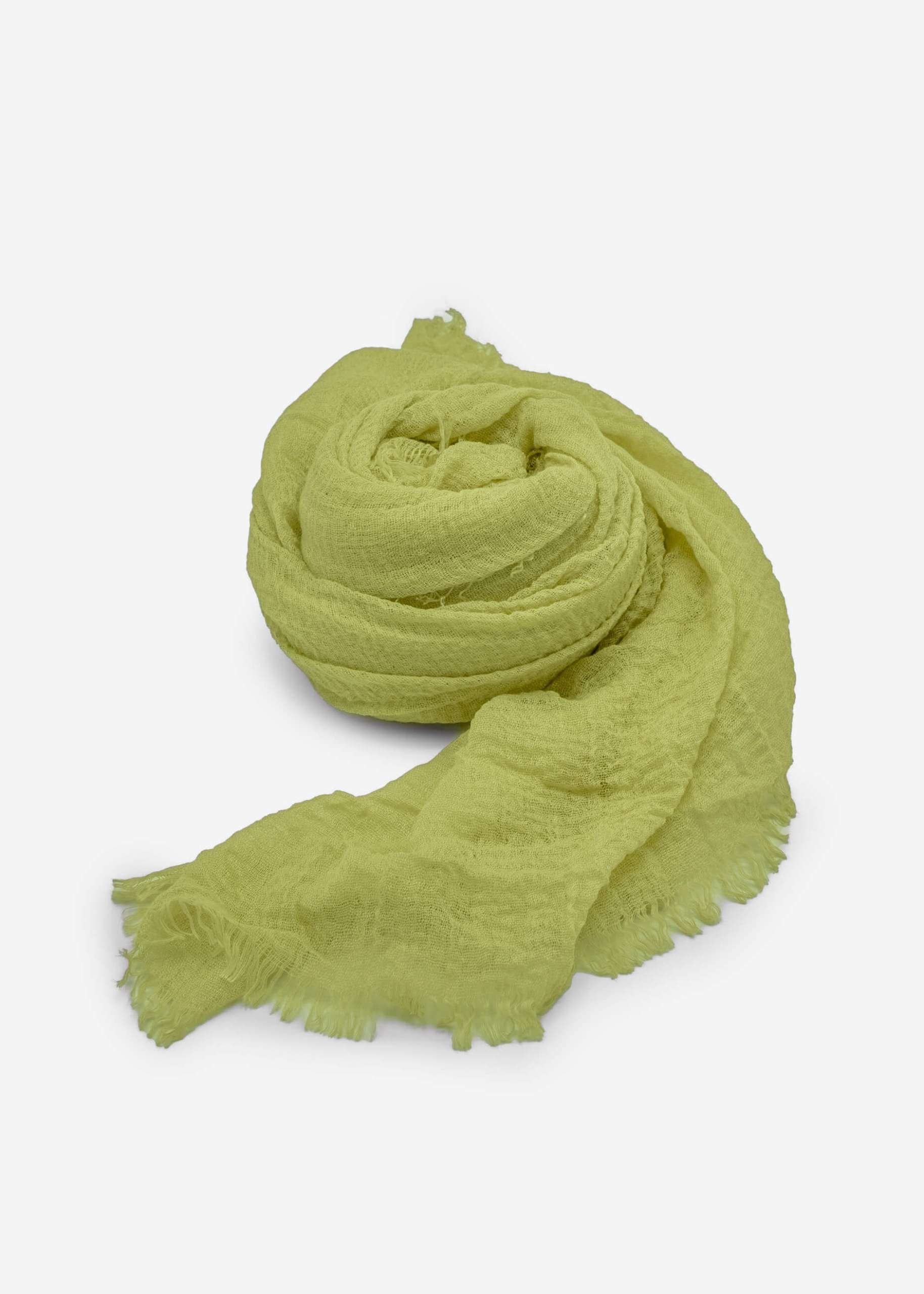 Muslin scarf, light green