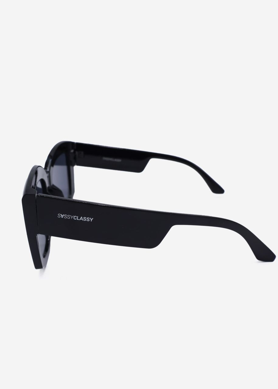 Oversize sunglasses - black