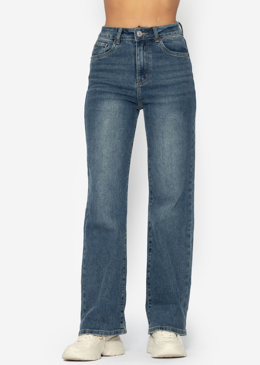 Straight leg jeans - medium blue