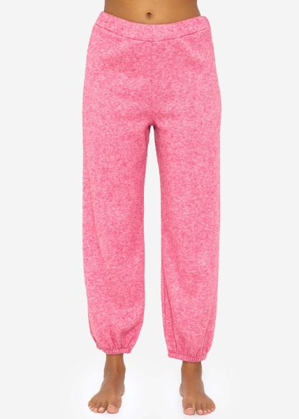 Super soft jersey jogging trousers - pink