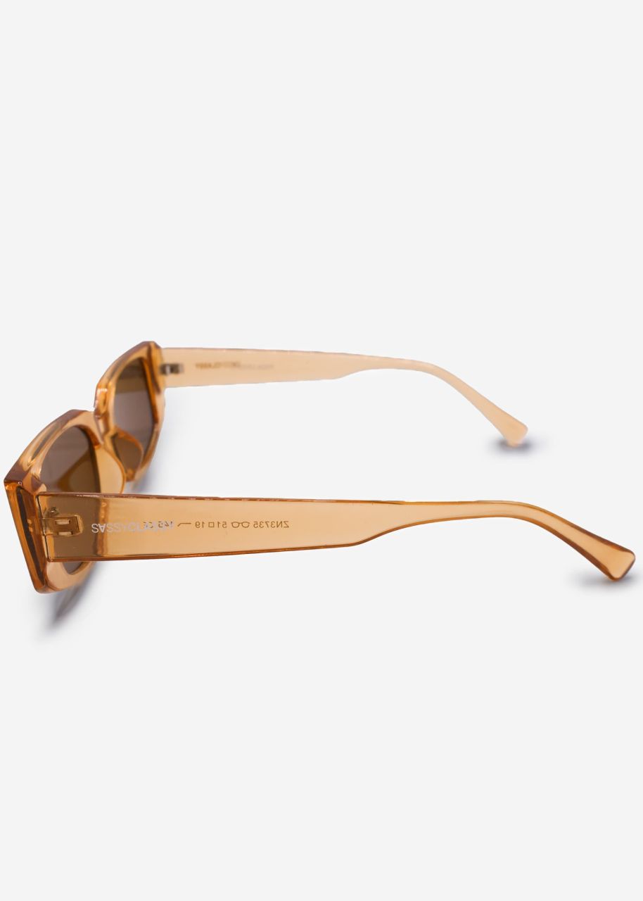 Transparent sunglasses - orange