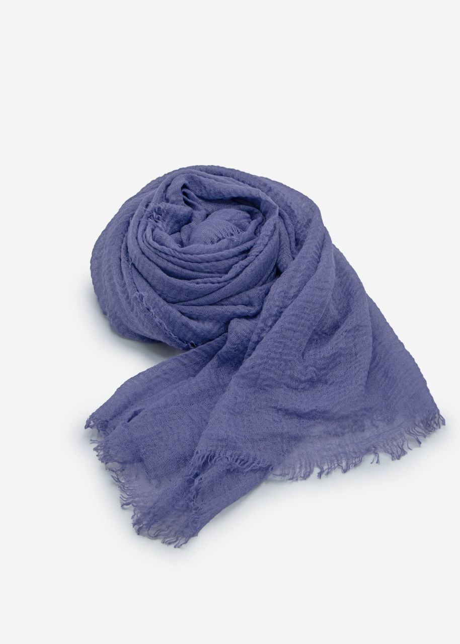 Muslin scarf - jeans blue