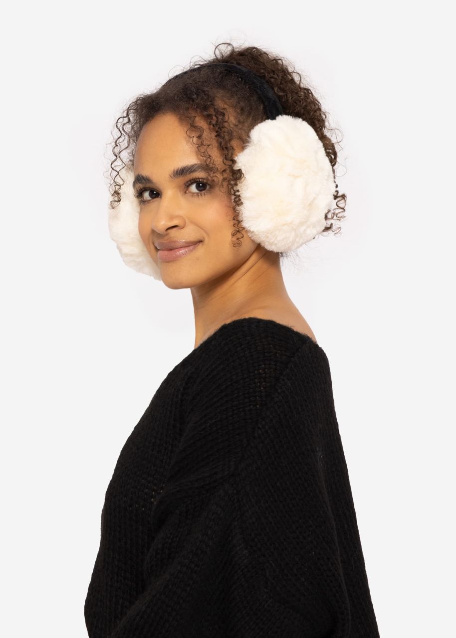 Ear warmer, offwhite