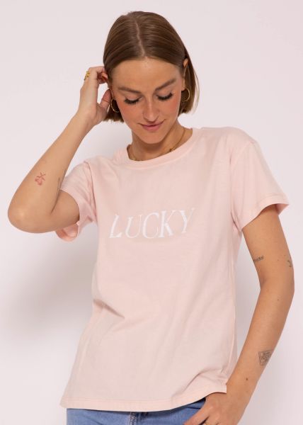 T-shirt LUCKY, pink