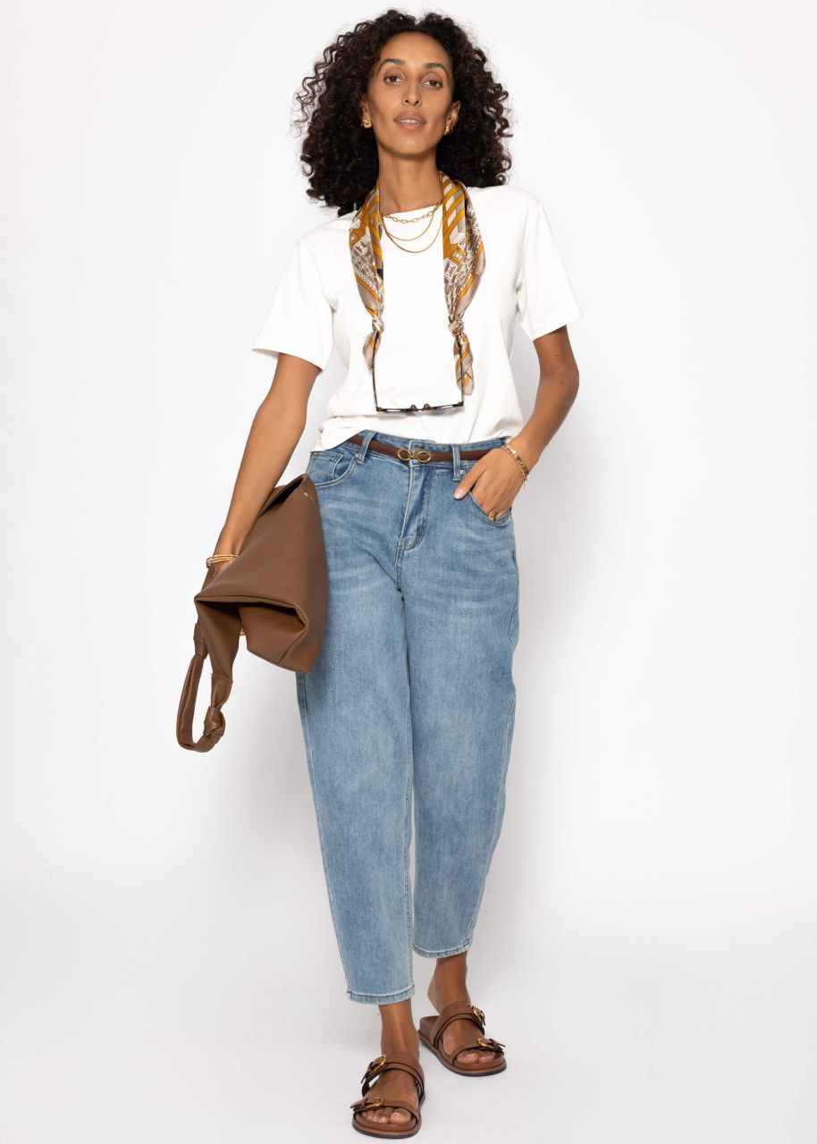 Round neck T-shirt - offwhite
