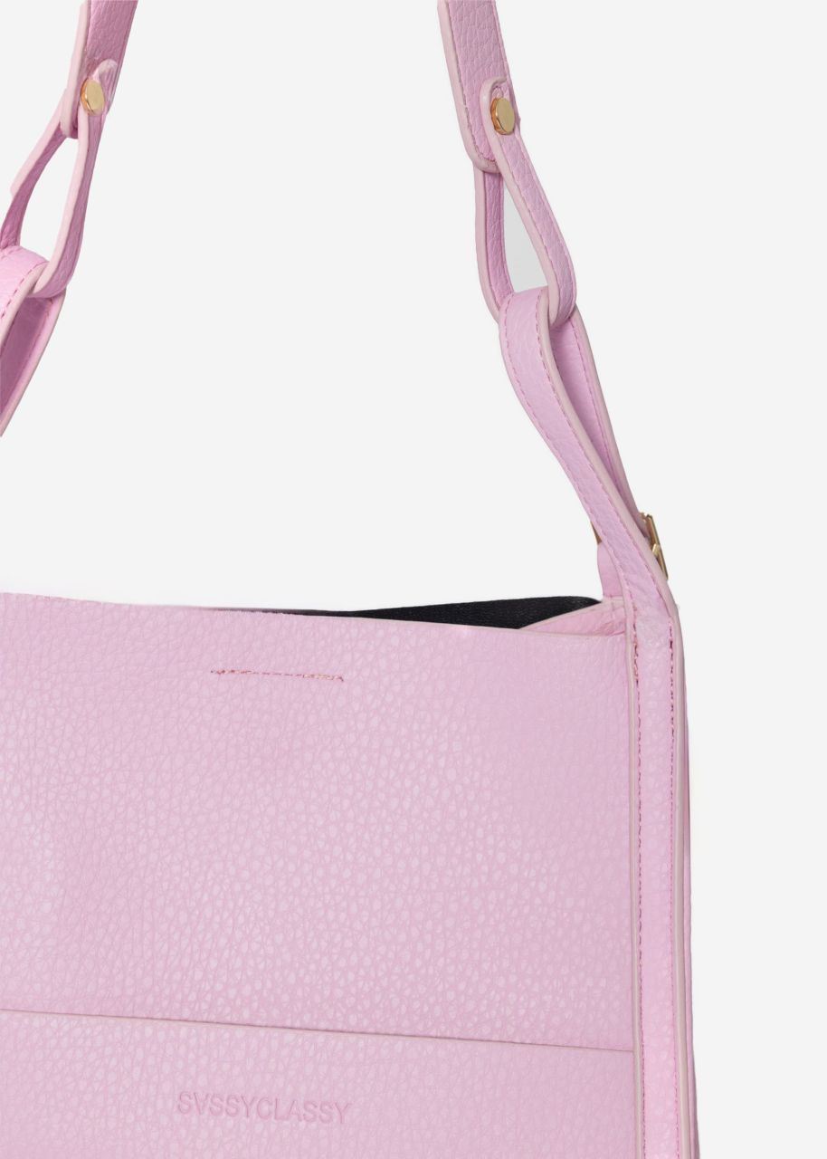 Bag with adjustable strap - baby pink