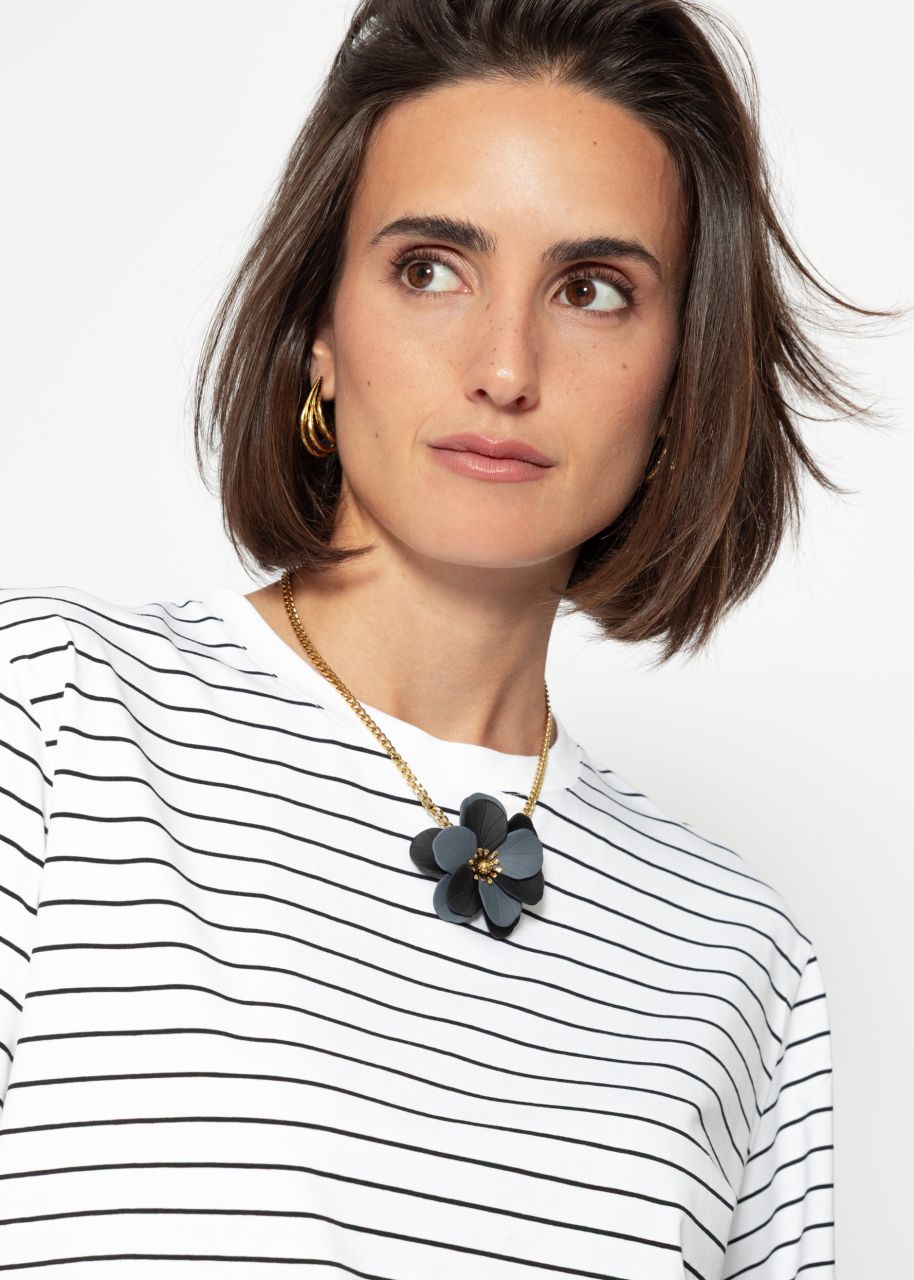 Striped T-shirt - offwhite