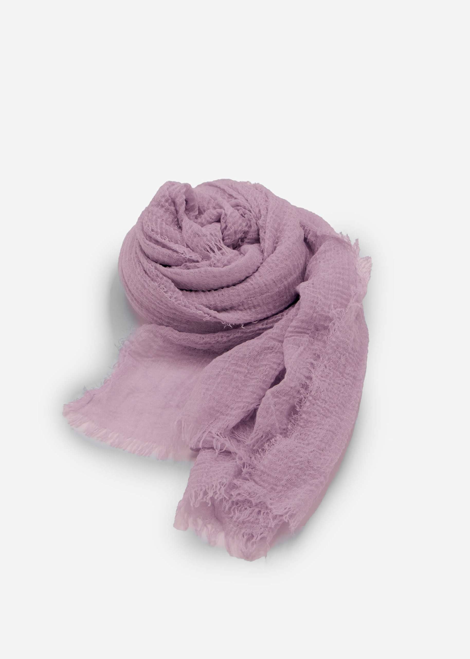 Muslin scarf - mauve