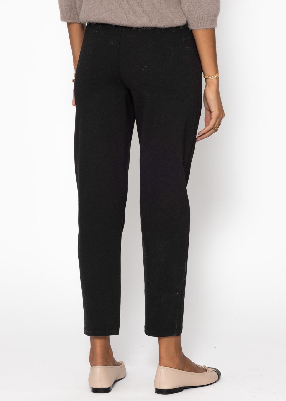 Jersey Chinos, black