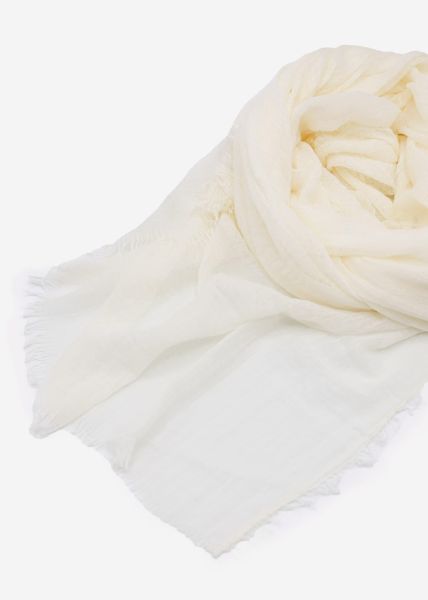 Muslin scarf, offwhite