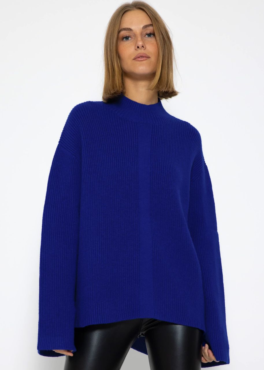 Turtleneck jumper - royal blue