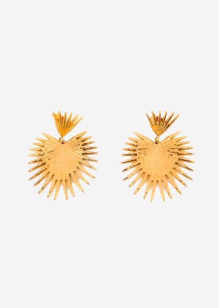 Stud earrings, gold