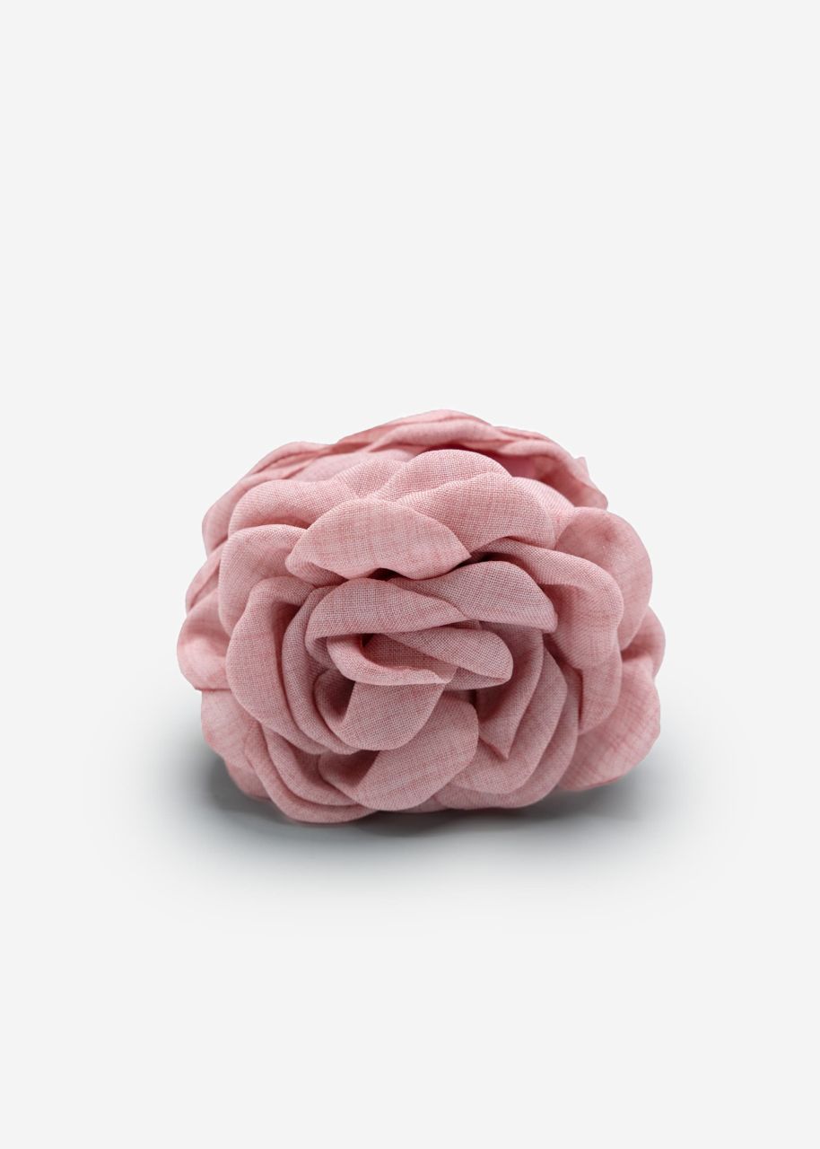 Flower hair clip - pink