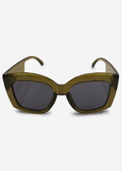 Oversize sunglasses - khaki