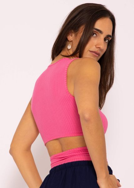 Top with cut-out, pink