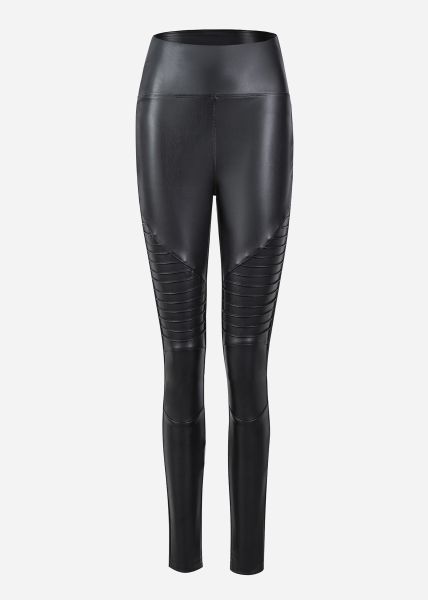 Ultra-soft faux leather leggings with thermal effect ELITE