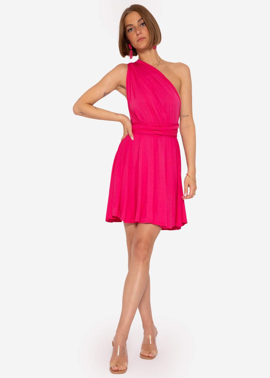 Multiway dress, raspberry red